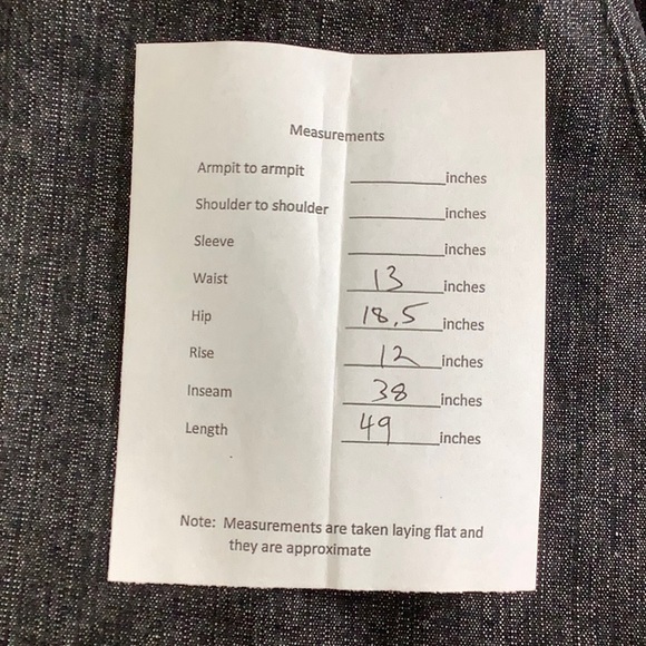 Vintage Panhandle Slim rib cage roll down high waist flat front jeans SZ 5/6 NWT - Picture 16 of 16